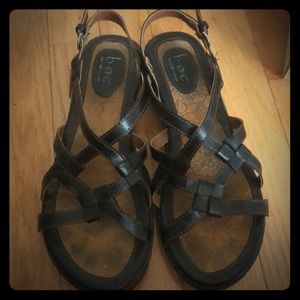 BOC black sandals